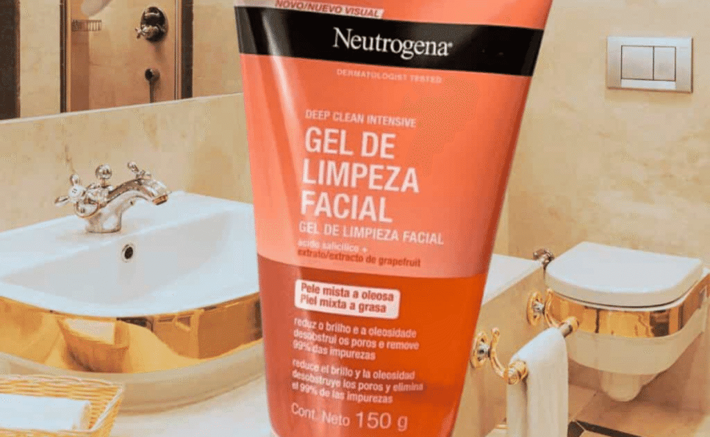 Para que serve o gel de limpeza facial da Neutrogena?