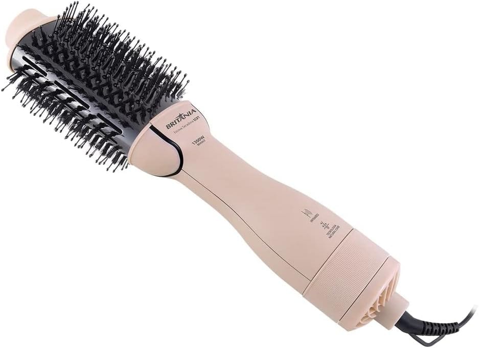 Britânia Soft 4 em 1 BEC07R – Melhor escova secadora