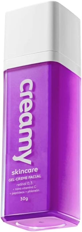 Creamy Skincare Gel-Creme Retinol produtos incríveis que estimulam o colágeno