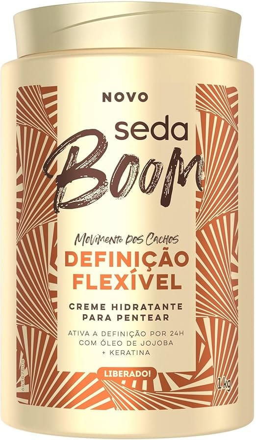 Creme para Pentear Seda Boom Definição Flexível