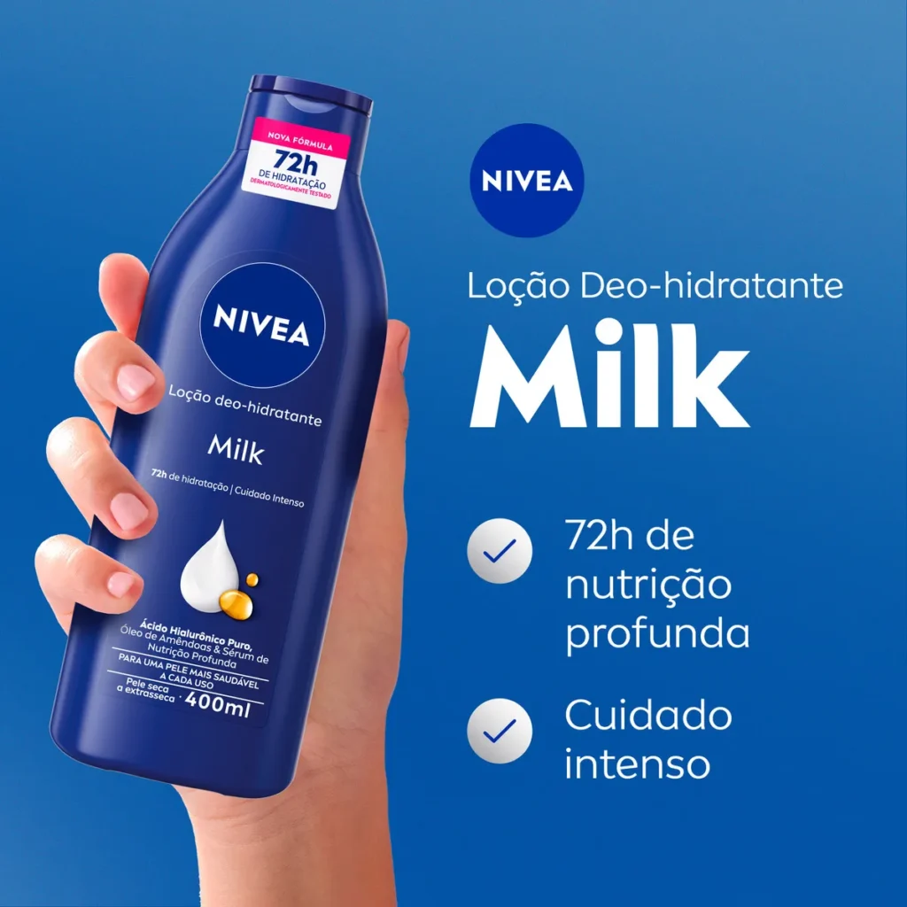 NIVEA Hidratante Corporal Milk Pele Seca