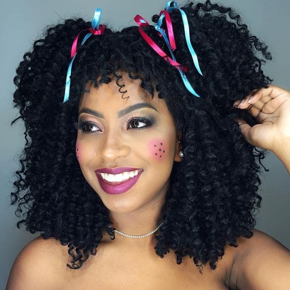 Penteado com Cabelo Semi Solto