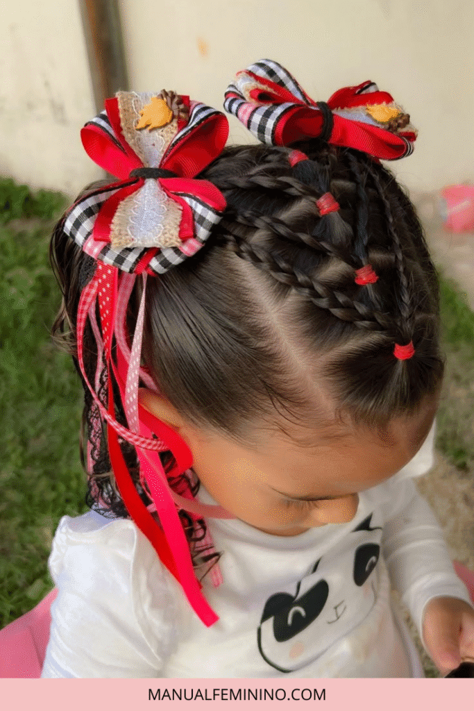 Penteados para Festa Junina