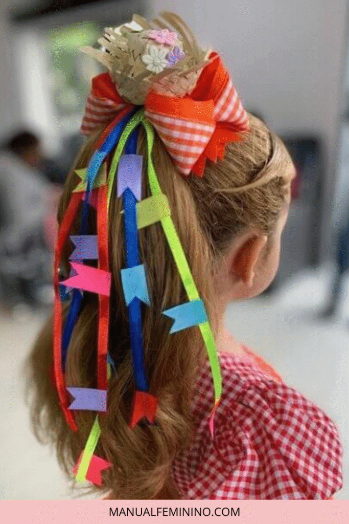 Penteados para Festa Junina