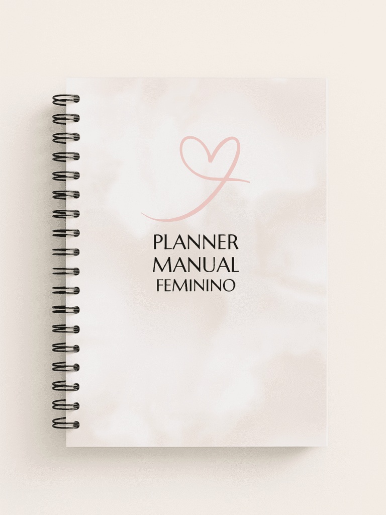 planner manual feminino