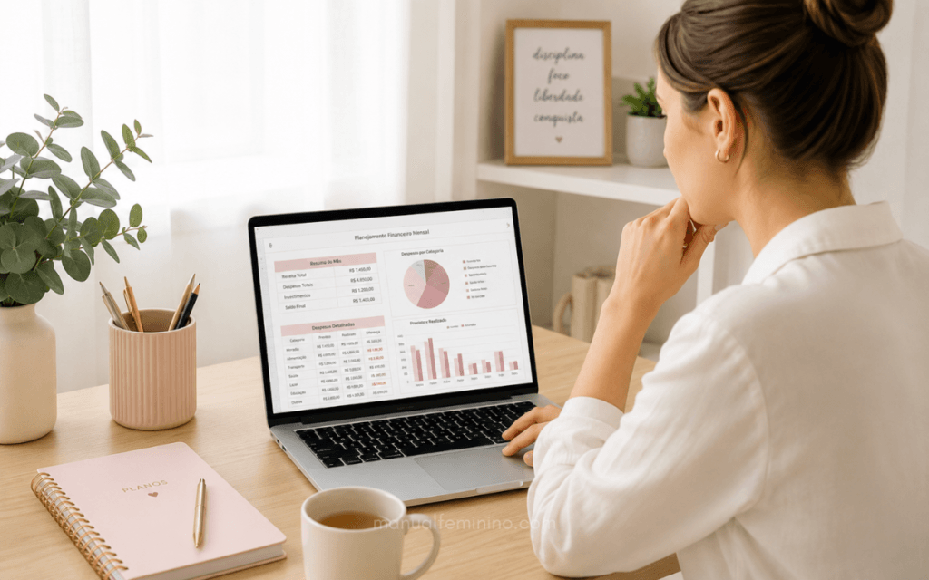 Planner financeiro vs. Planilha: qual método combina mais com a sua rotina?