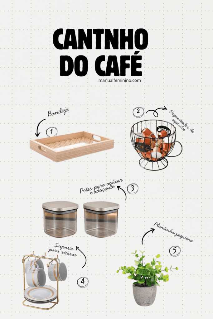 Como criar um cantinho do café charmoso sem gastar muito