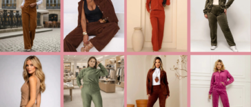 Conjunto feminino de veludo a tendência que une sofisticação e conforto