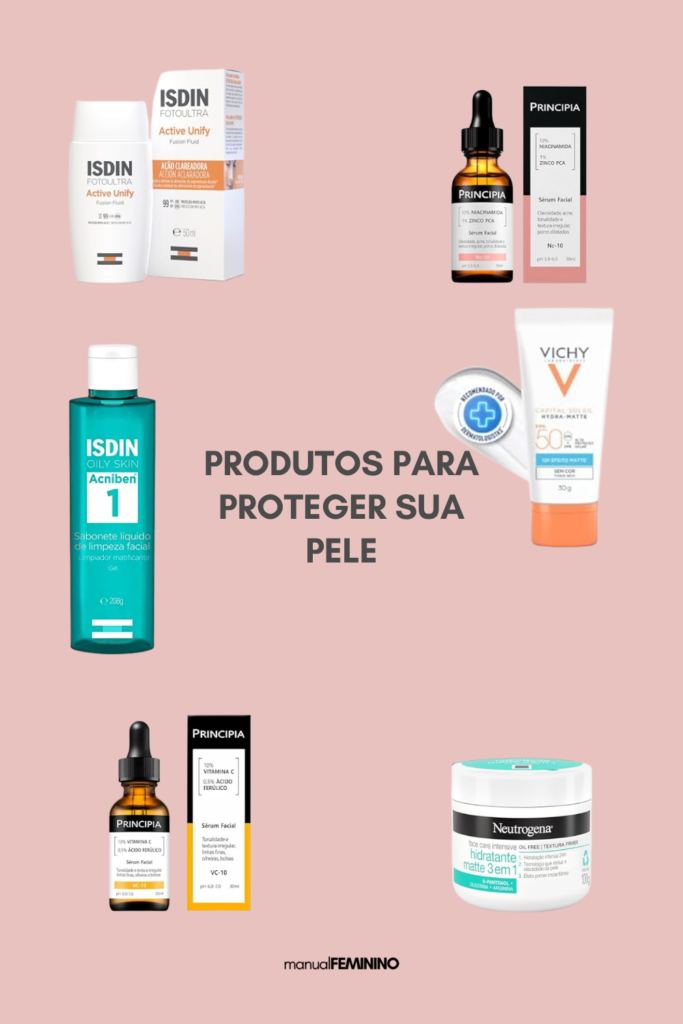 Produtos que podem ajudar a proteger sua pele diariamente