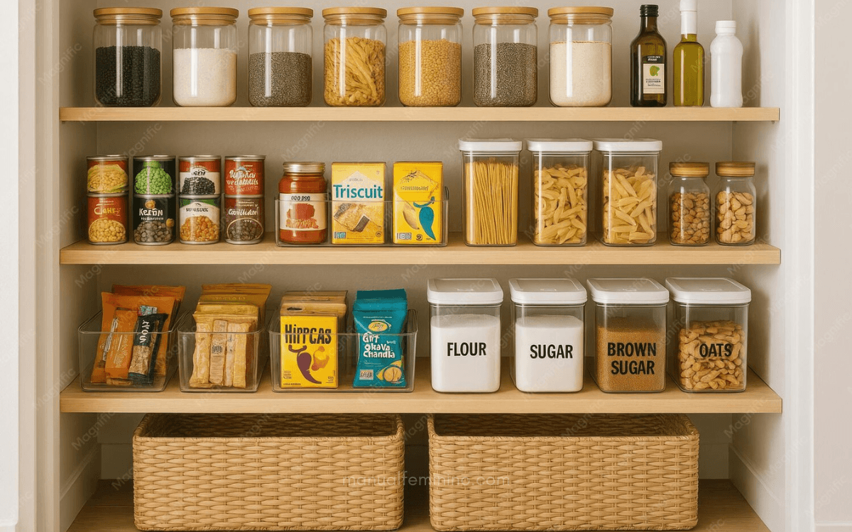 Como montar um estoque básico organizado para economizar nas compras do mês