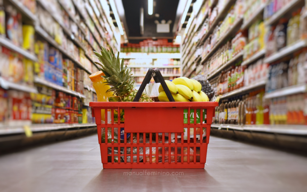 planejar o mês sem ser escrava da lista de compras