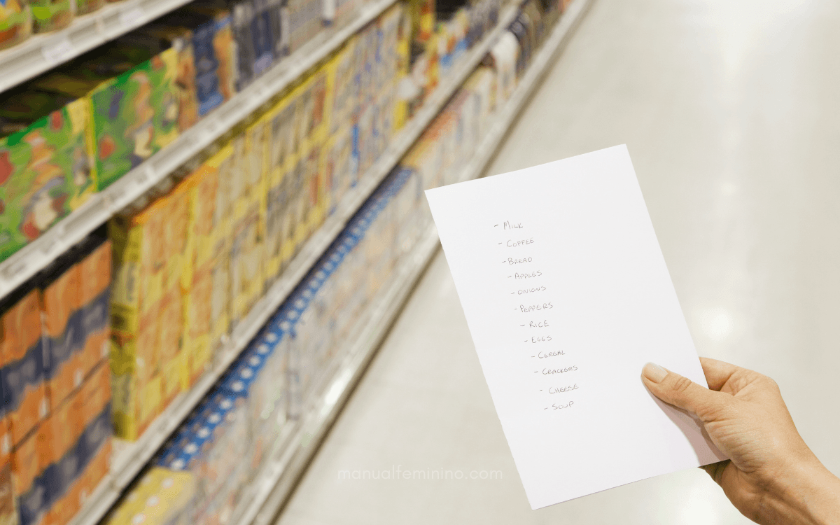 Como planejar o mês sem ser escrava da lista de compras