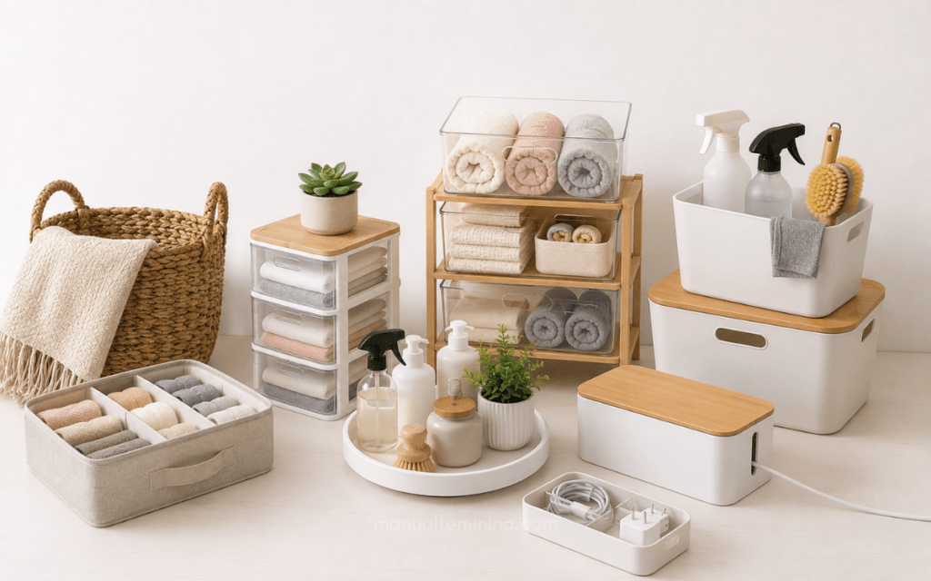 13 produtos organizadores para casa: os itens que realmente fazem diferença