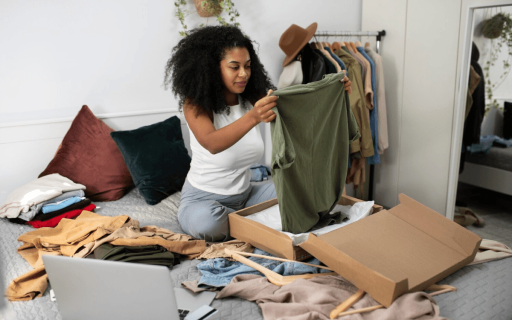 método KonMari para dobrar roupas