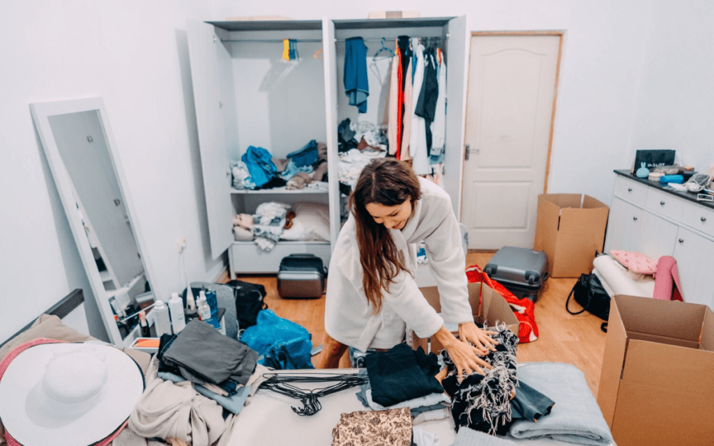 método KonMari para dobrar roupas