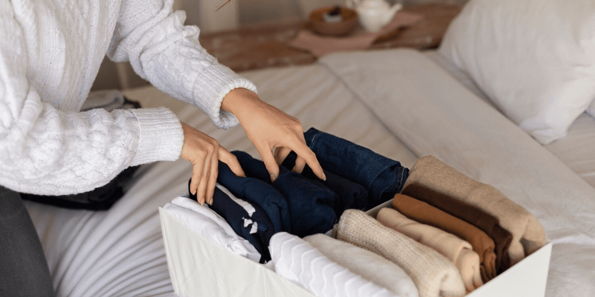 método KonMari para dobrar roupas
