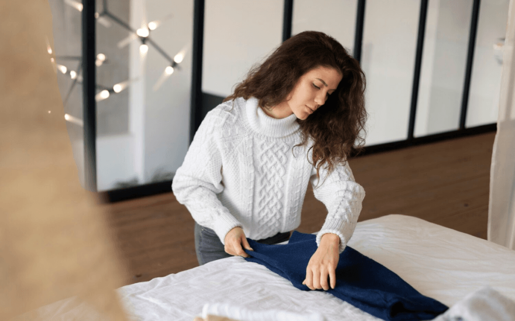 método KonMari para dobrar roupas