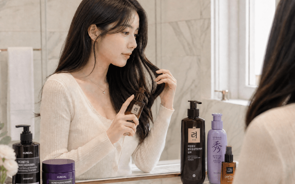 produtos coreanos para cabelo