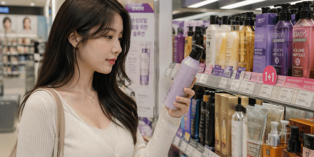 produtos coreanos para cabelo